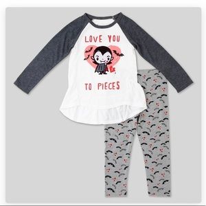 Little Monster- 2 piece set “love you to pieces”